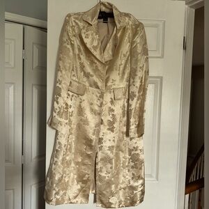 Beautiful satin long jacket